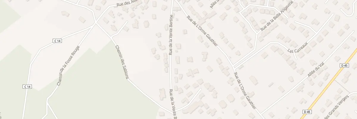 Plan du 167 Rue de la Vente Bertine à Orgeval