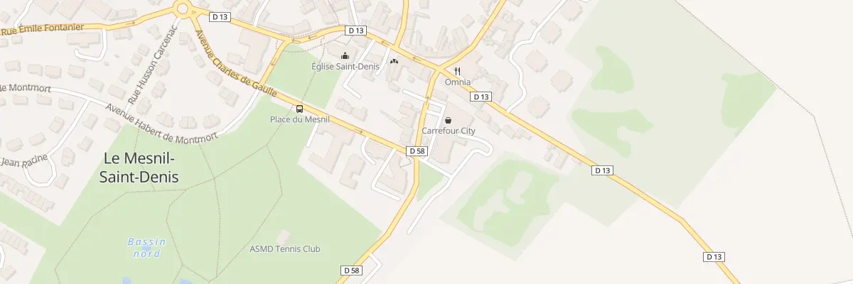 Plan du 38 Rue Henri Husson au Mesnil-Saint-Denis
