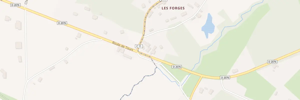 Plan du 1218 Rte de Thenioux à Méry-sur-Cher