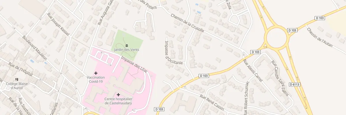 Plan du 2 Imp d’Occitanie à Castelnaudary