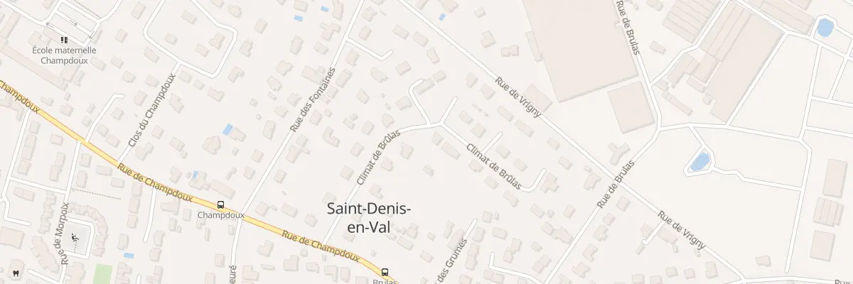 Plan du 26 Climat de Brûlas à Saint-Denis-en-Val