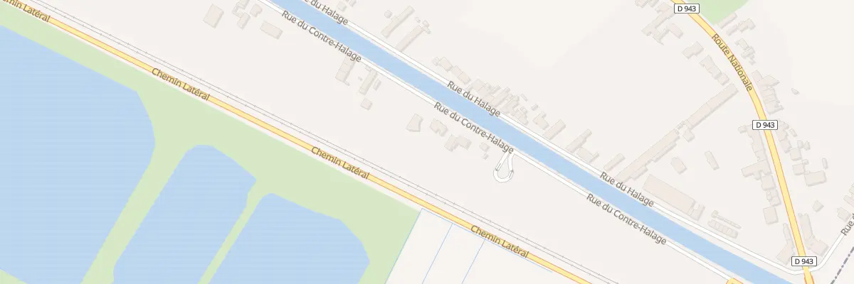 Plan du 4620 Rue du Contre Halage aux Attaques