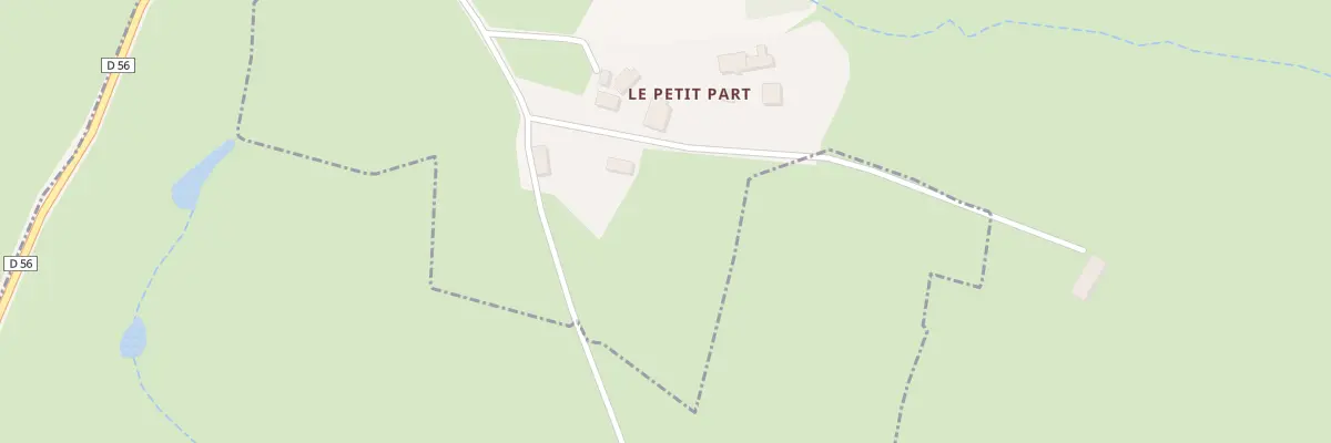 Plan du 8 Le Petit Part à Nouziers