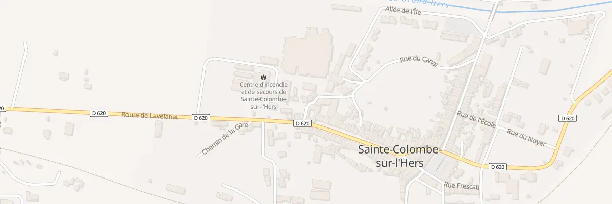 Plan du 2C Rue du Moulin à Sainte-Colombe-sur-l’Hers