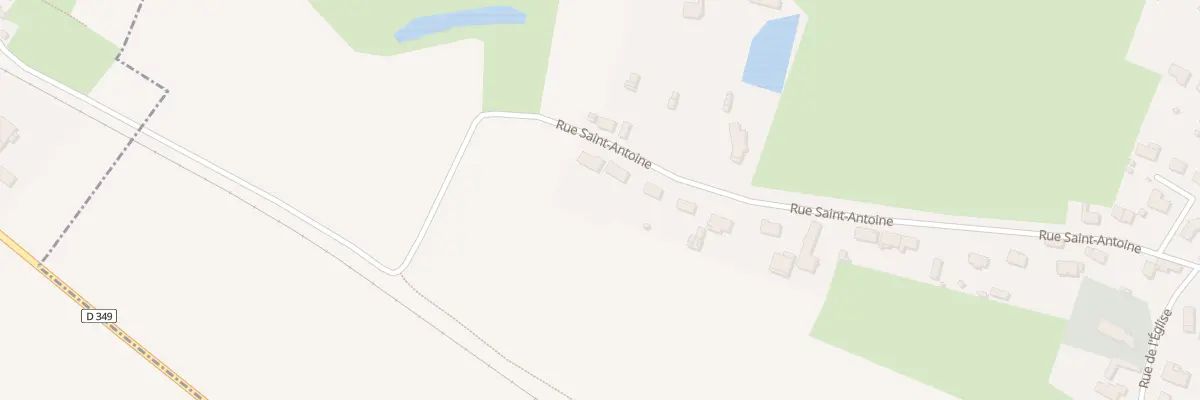 Plan du 601 Rue Saint Antoine à Aubin-Saint-Vaast