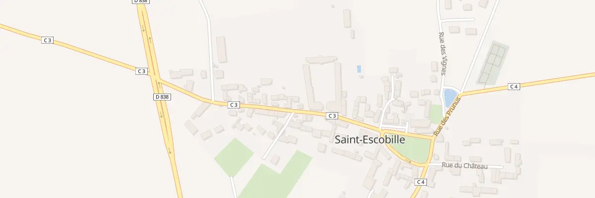 Plan du 14 Rue de Beauce à Saint-Escobille