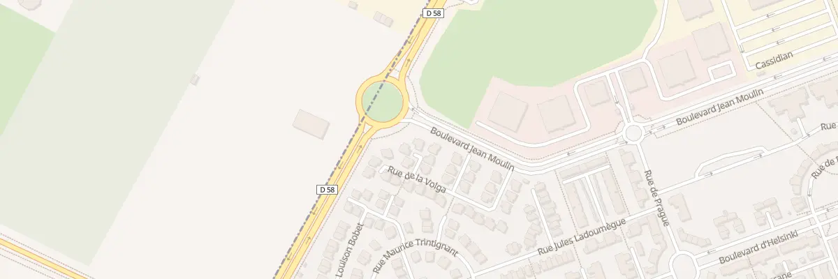 Plan du 5 All de la Tamise à Élancourt