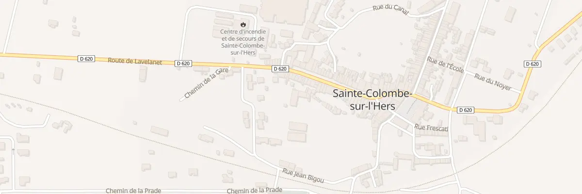 Plan du 59 Gr Grand Rue à Sainte-Colombe-sur-l’Hers