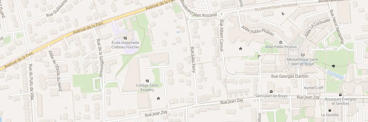 Plan du 9 Rue Jules Ferry à Saint-Jean-de-Braye