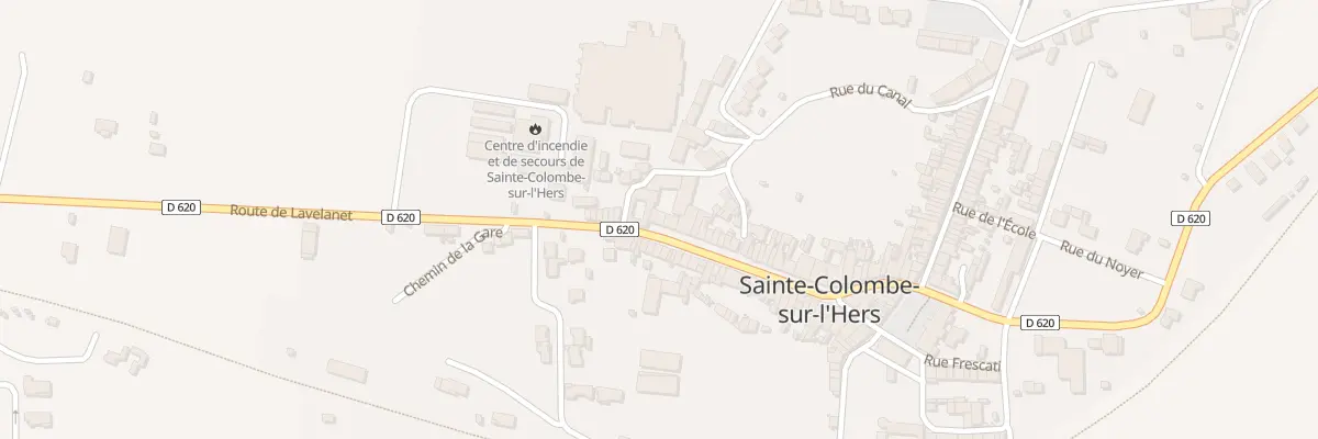 Plan du 58 Gr Grand Rue à Sainte-Colombe-sur-l’Hers
