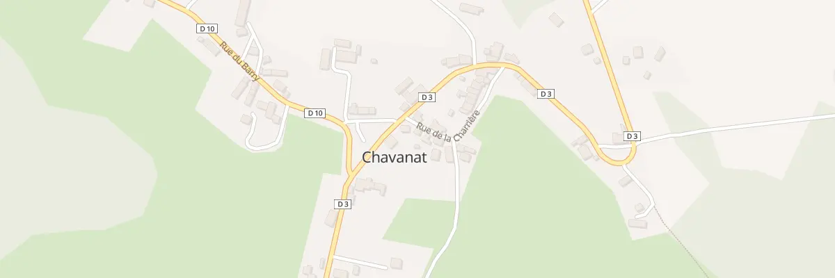 Plan du 5033 Le Bourg à Chavanat