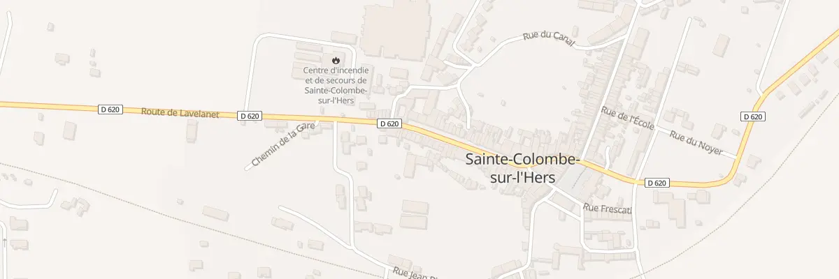 Plan du 55 Grand Rue à Sainte-Colombe-sur-l’Hers