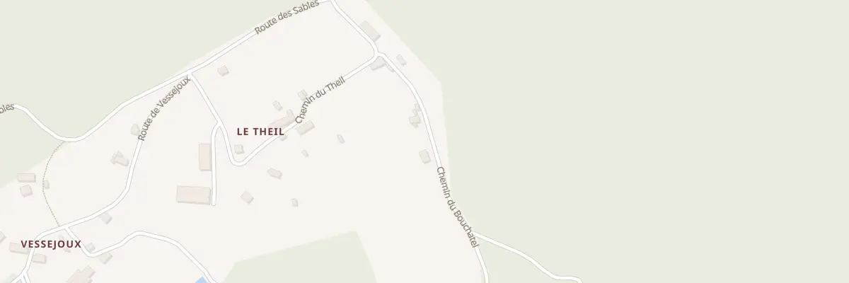 Plan du 5111 Le Theil à Saint-Pardoux-la-Croisille