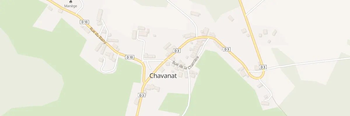 Plan du 1 Rue de la Charrière à Chavanat