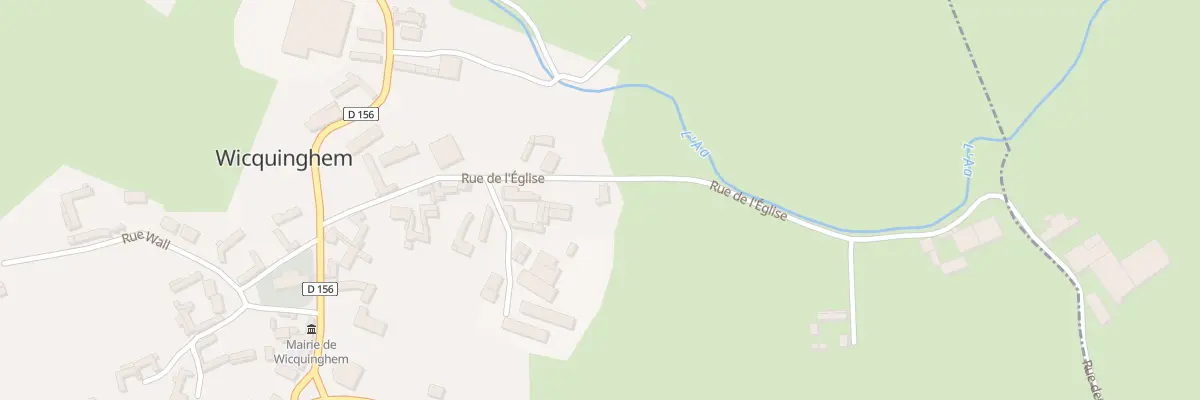 Plan du 20 Rue de l’Eglise à Wicquinghem