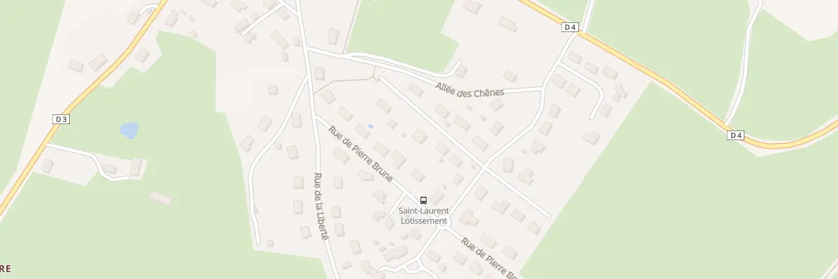 Plan du 5 All des Noisetiers à Saint-Laurent