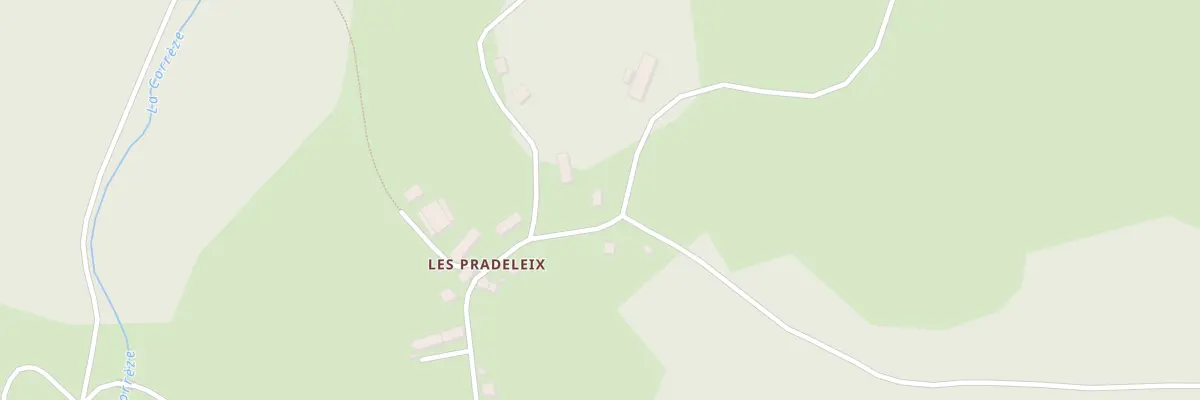 Plan du 13 Les Pradeleix à Saint-Yrieix-le-Déjalat