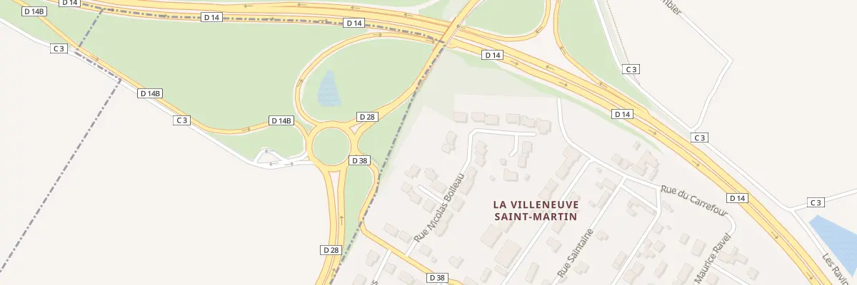 Plan du 21 Rue Nicolas Boileau à Ableiges