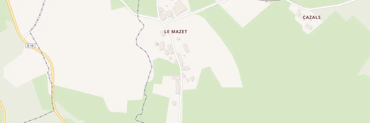 Plan du 10 Mazet Le à Terrou
