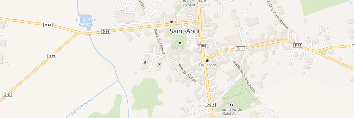 Plan du 3 Rue de l’Eglise à Saint-Août