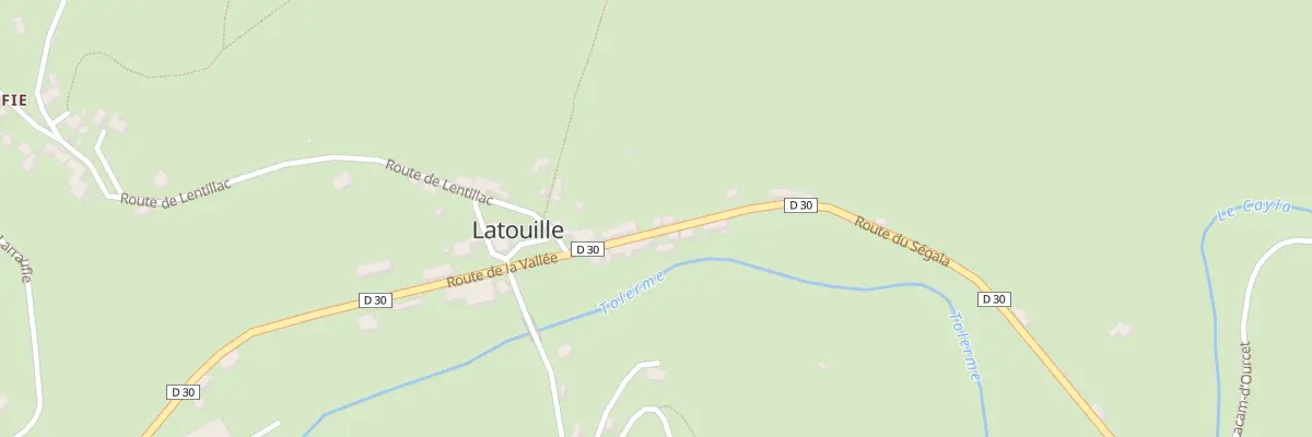 Plan du 5021 Latouille à Latouille-Lentillac