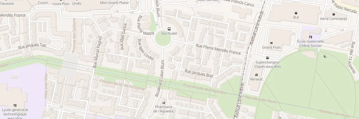 Plan du 8 Rue Max-Pol Fouchet à Plaisir