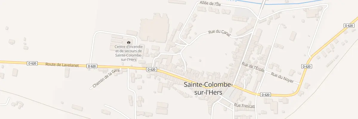 Plan du 3 Rue du Carayrou à Sainte-Colombe-sur-l’Hers