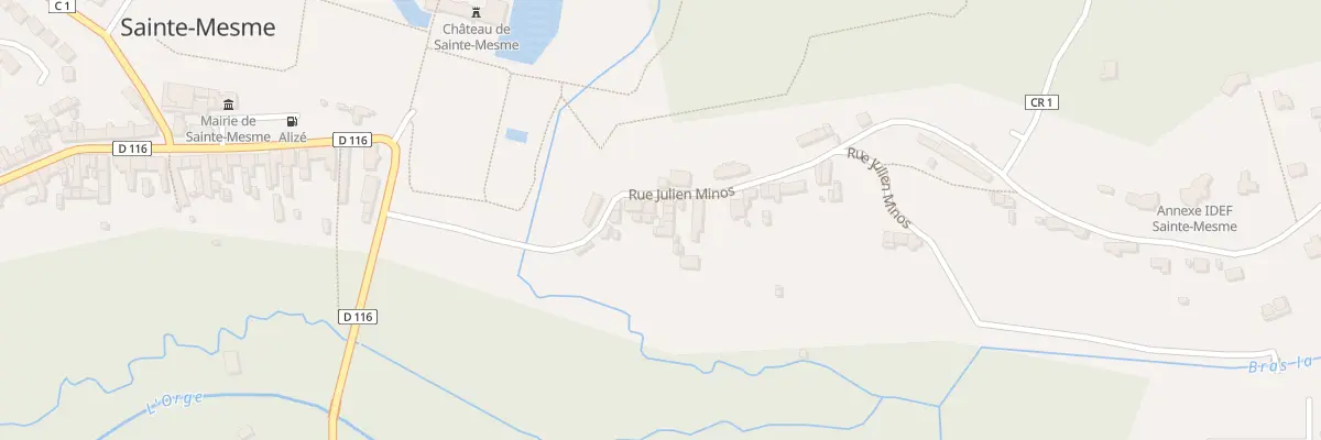 Plan du 8B Rue Julien Minos à Sainte-Mesme