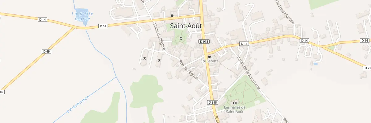 Plan du 17 Rue de l’Eglise à Saint-Août