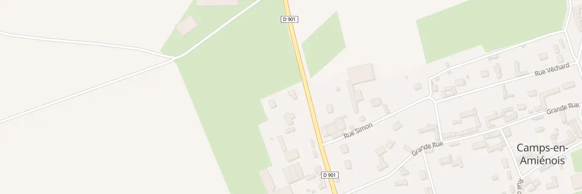 Plan du 33 Rte de Paris à Camps-en-Amiénois
