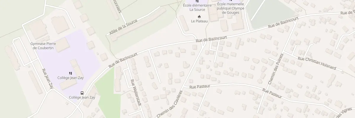 Plan du 61 Rue de Bazincourt à Verneuil-sur-Seine