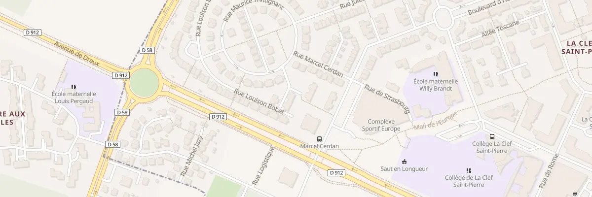 Plan du 2 Rue Marie Paradis à Élancourt