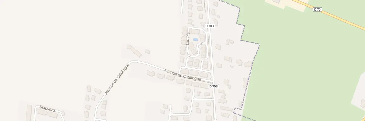 Plan du 5001 Av des Guinguettes à Palau-de-Cerdagne