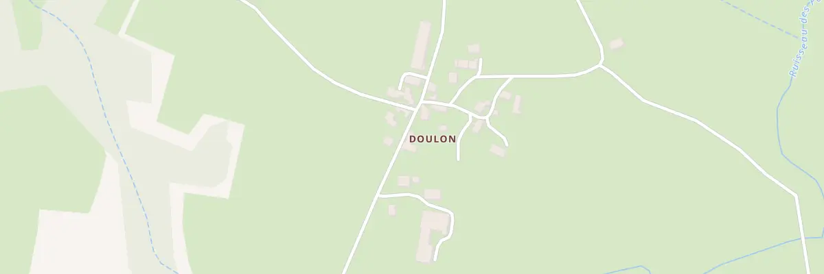Plan du 10 Doulon à Moutier-Malcard
