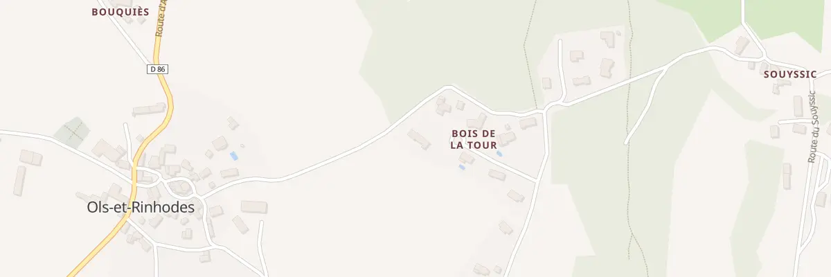 Plan du 5078 Le Negral à Ols-et-Rinhodes