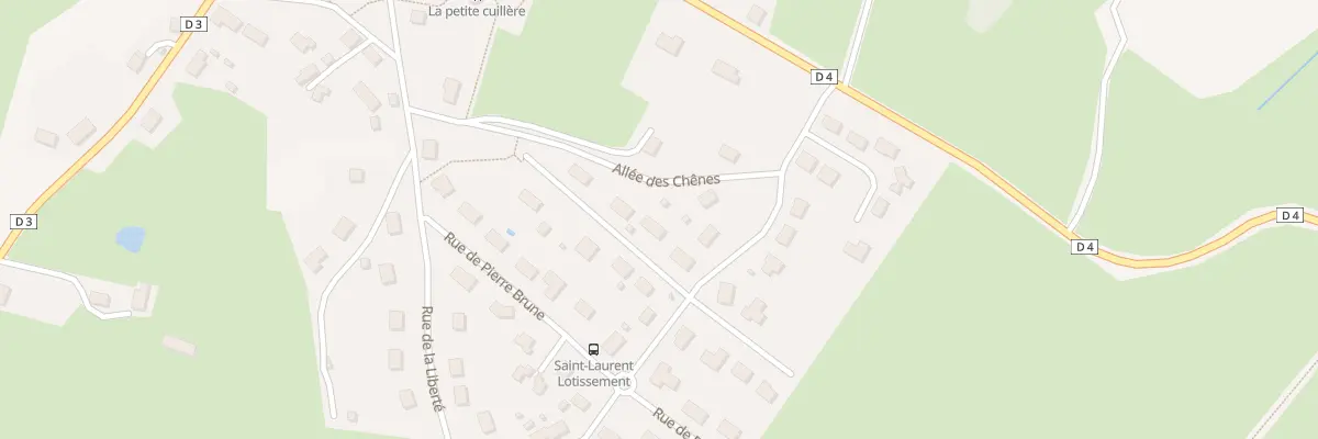 Plan du 4 All des Noisetiers à Saint-Laurent