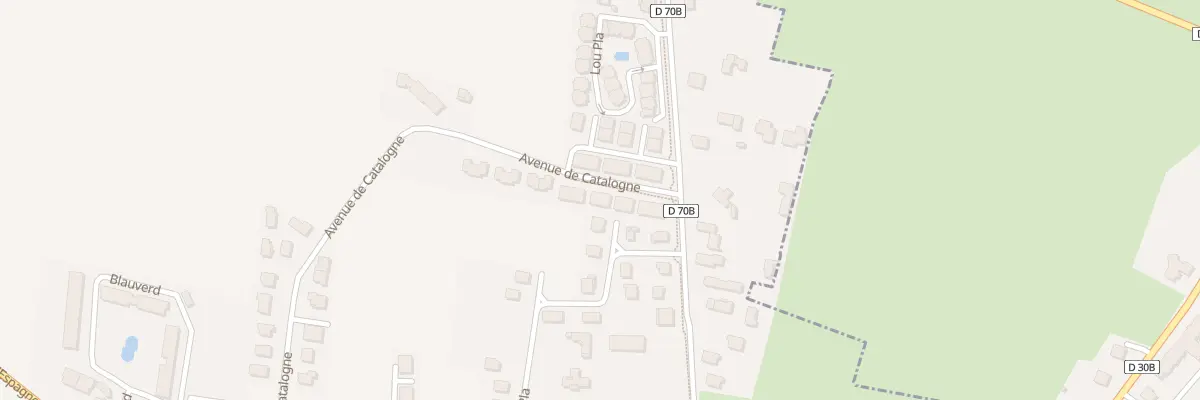 Plan du 5009 Av des Guinguettes à Palau-de-Cerdagne