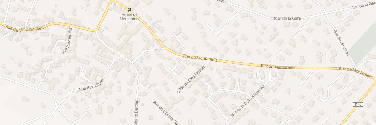 Plan du 51 Rue de Montamets à Orgeval