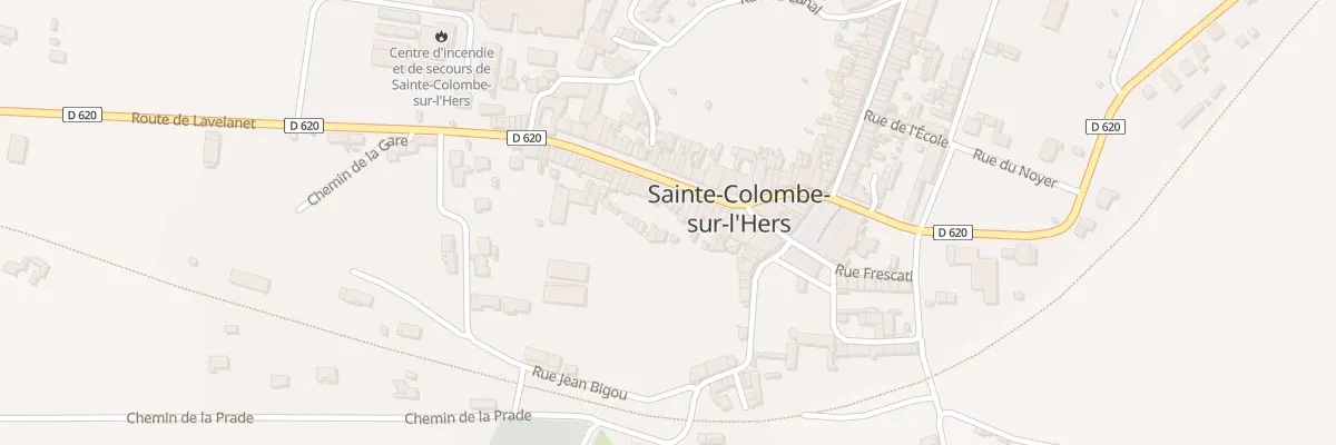 Plan du 25 Gr Grand Rue à Sainte-Colombe-sur-l’Hers