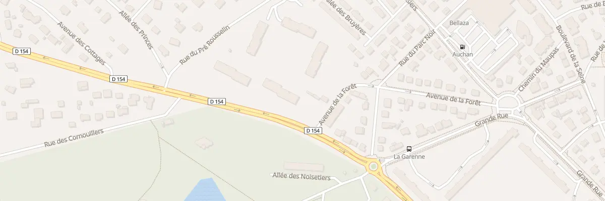 Plan du 1 Av de la Foret à Verneuil-sur-Seine