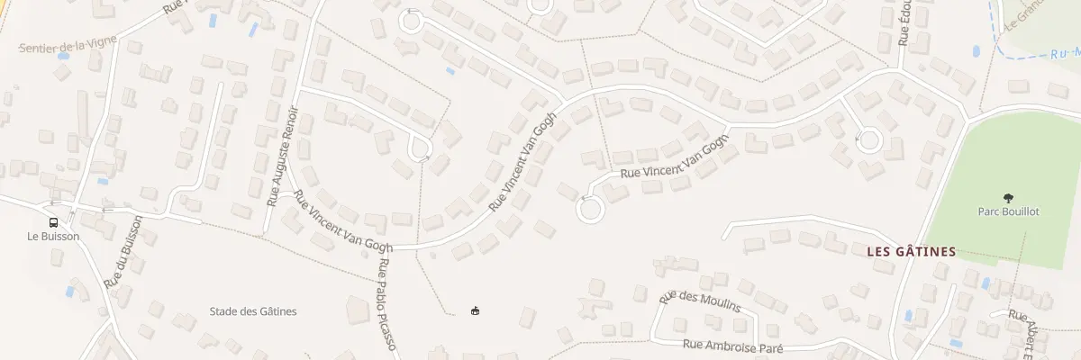 Plan du 41 Rue Vincent Van Gogh à Plaisir