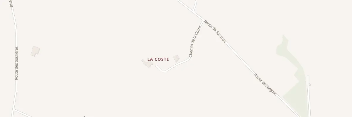 Plan du 5248 La Coste à Souel