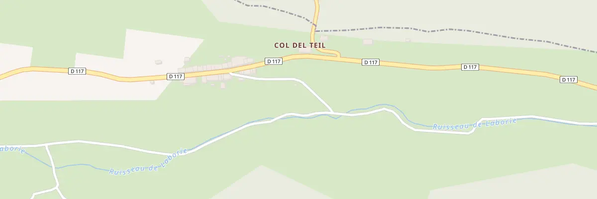 Plan du 551B Col Del Teil à Bélesta