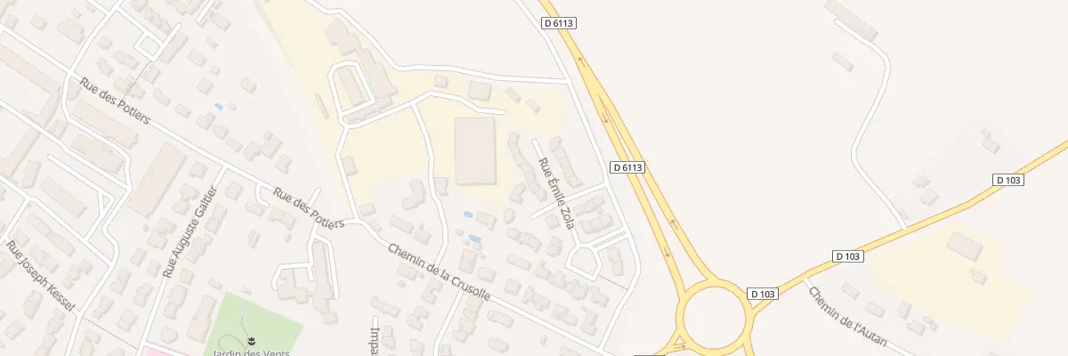Plan du 5 Rue Emile Zola à Castelnaudary