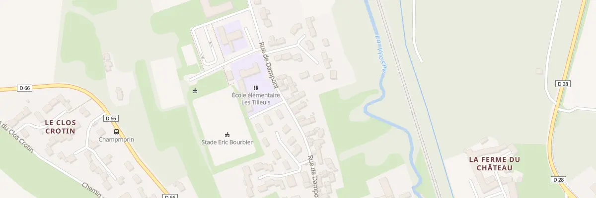 Plan du 44 Rue de Dampont à Us