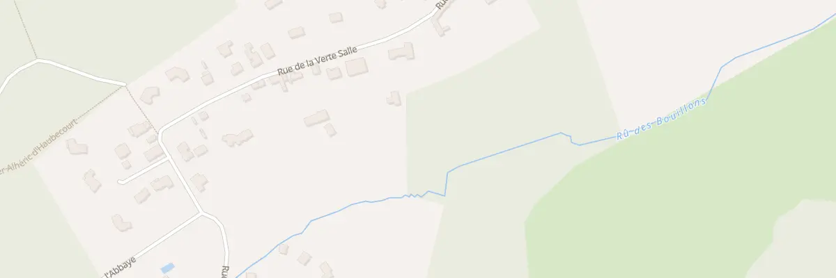 Plan du 611 Rue de la Verte Salle à Orgeval
