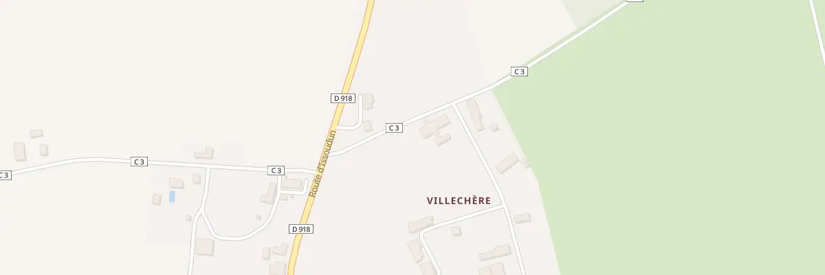 Plan du 5189 Villechere à Saint-Chartier