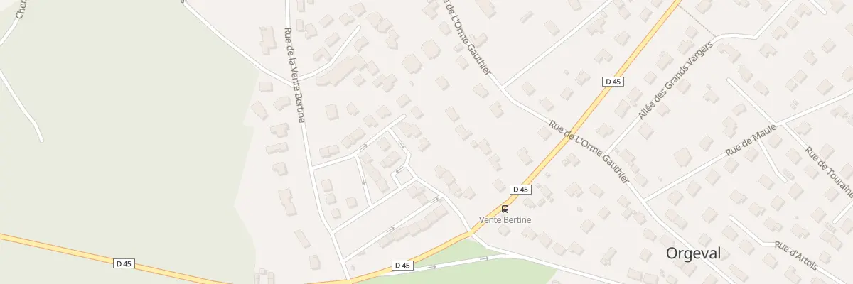 Plan du 33 All du Clos Bonin à Orgeval
