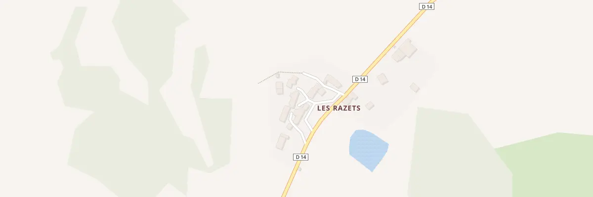 Plan du 10 Les Razets à Roches
