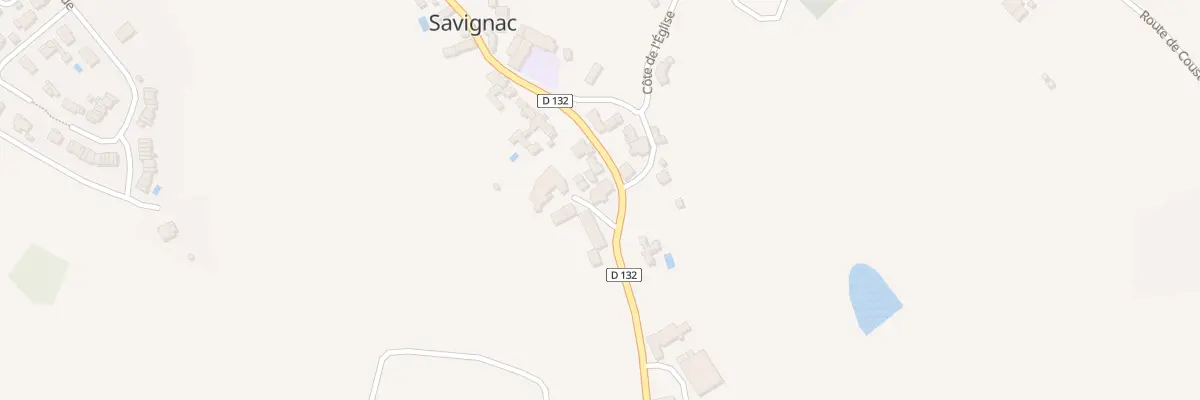 Plan du 5009 Savignac à Savignac